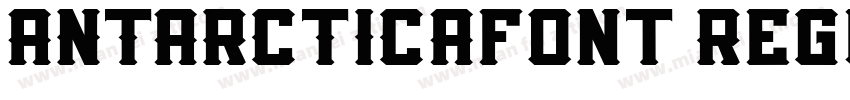 ANTARCTICAfont Regul字体转换